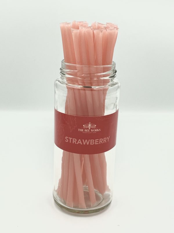 STRAWBERRY FLAVOURED HONEY STICKS (NATURALLY FLAVORED)