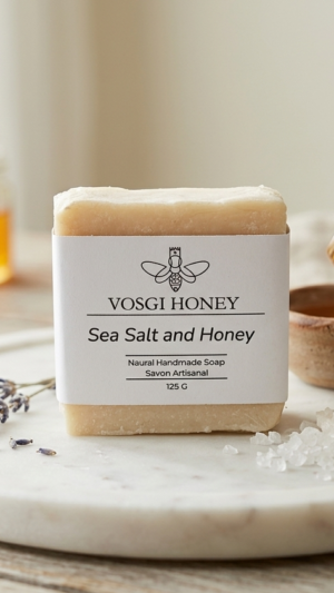 Sea Salt and Vosgi Honey Soap