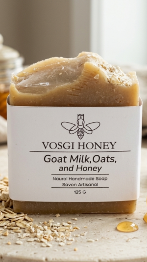Goat Milk and Oat Soap with Vosgi Honey
